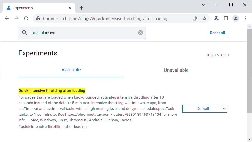 Chrome-Quick-Intensive-Throttling  
