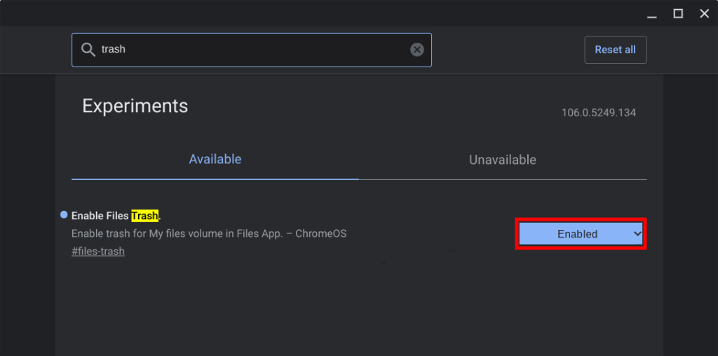 How to enable Recycle Bin on Chromebook