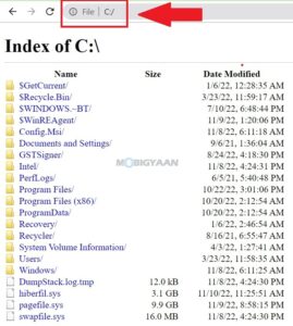 chrome open file explorer from link