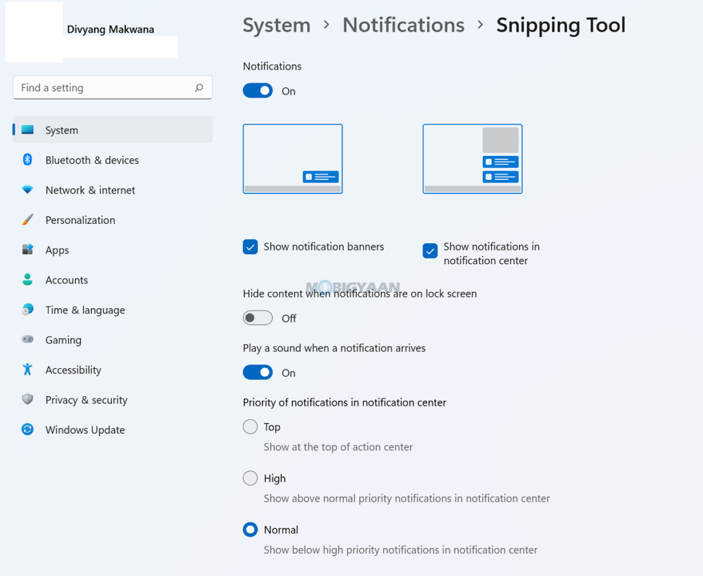 How to disable app notifications in Windows 11 3