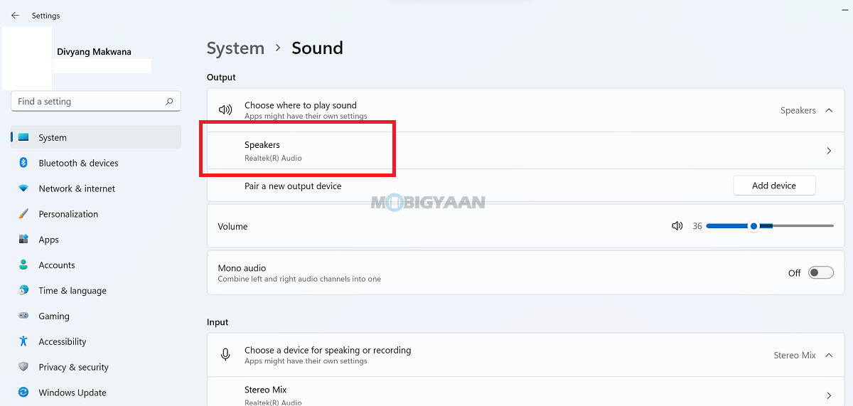 How to play sound from two audio outputs [Windows 11]