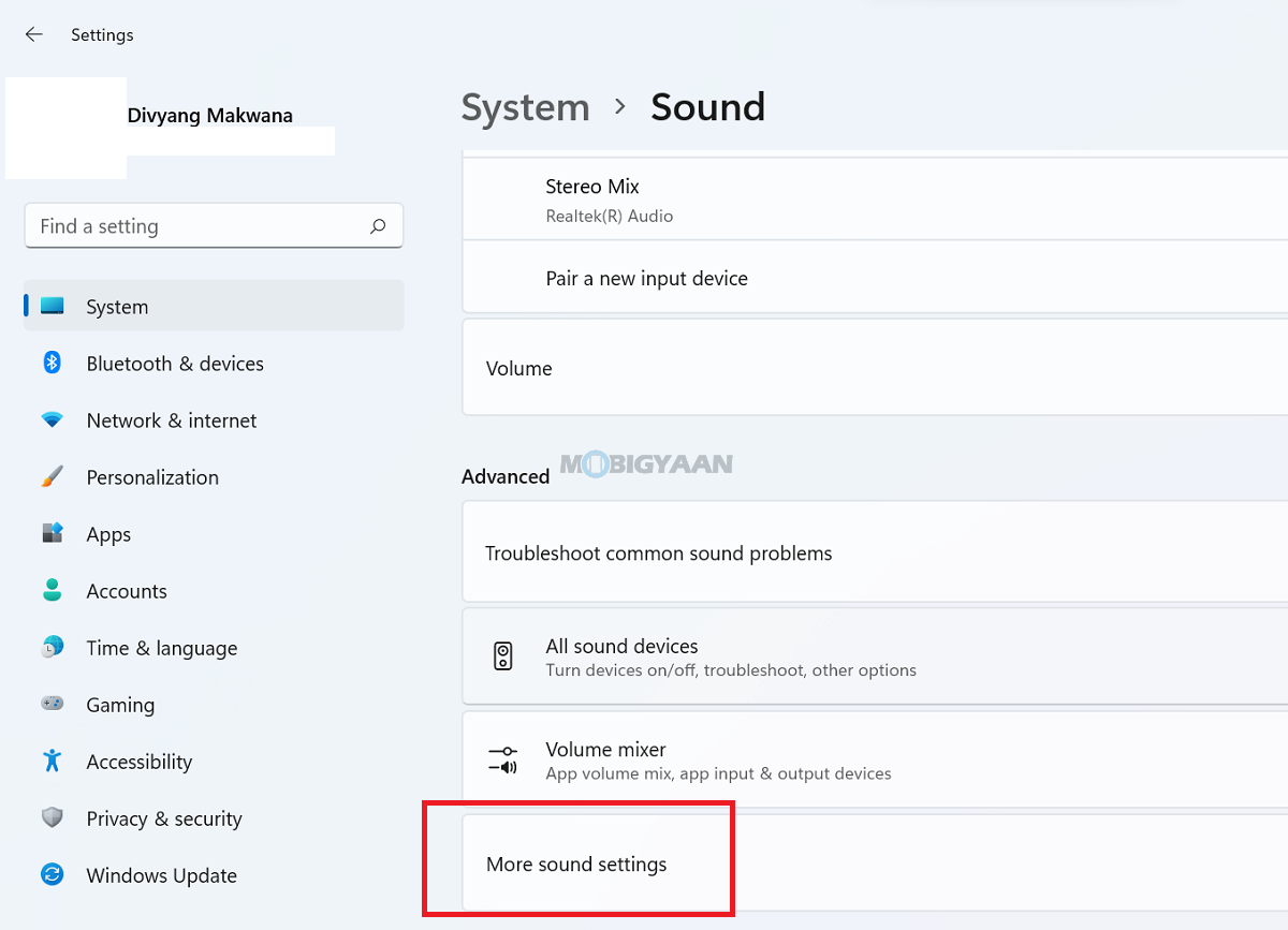 How to play sound from two audio outputs [Windows 11]
