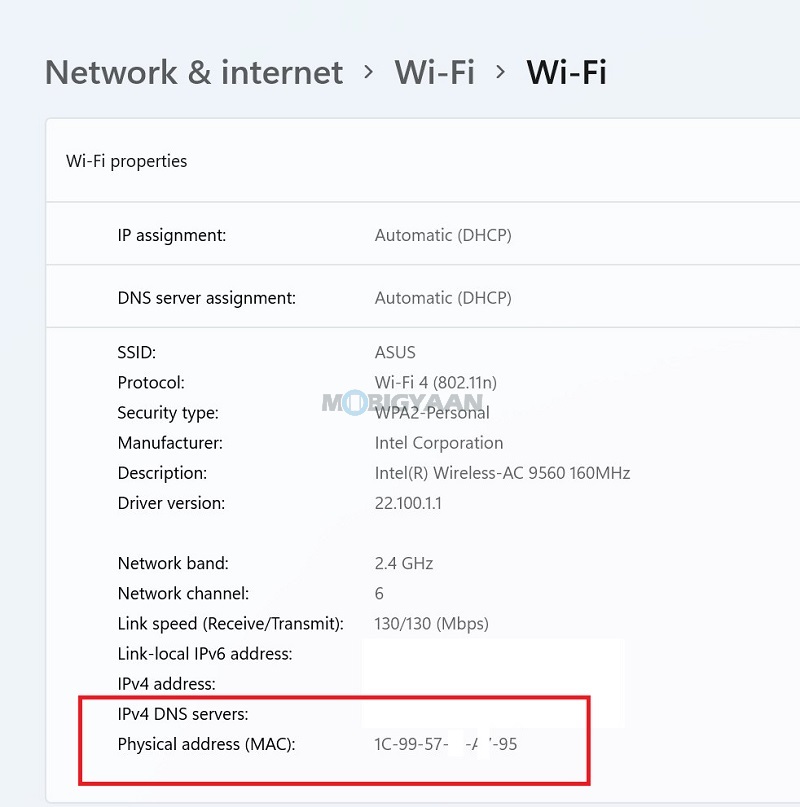 Windows 11 tips and tricks mac address 3