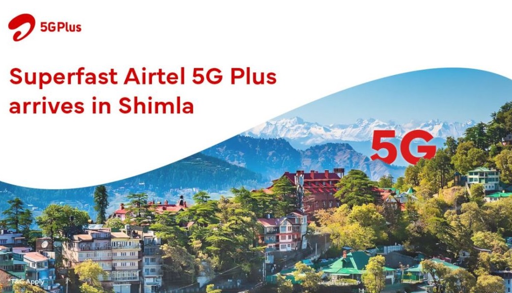 Airtel launches its Airtel 5G Plus services in Shimla