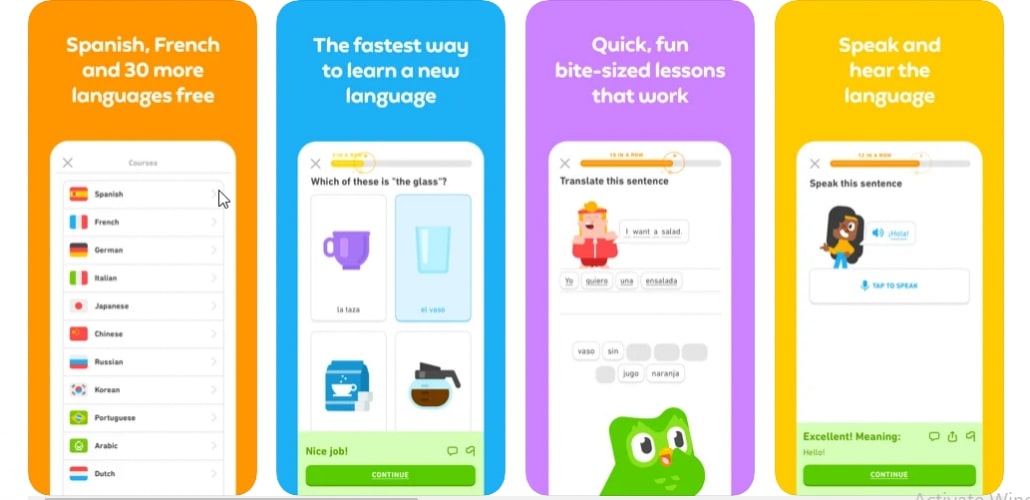 Duolingo Language Learning App