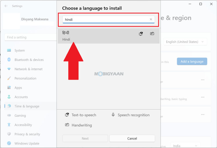 Language Option Application How to add more languages in Windows 11