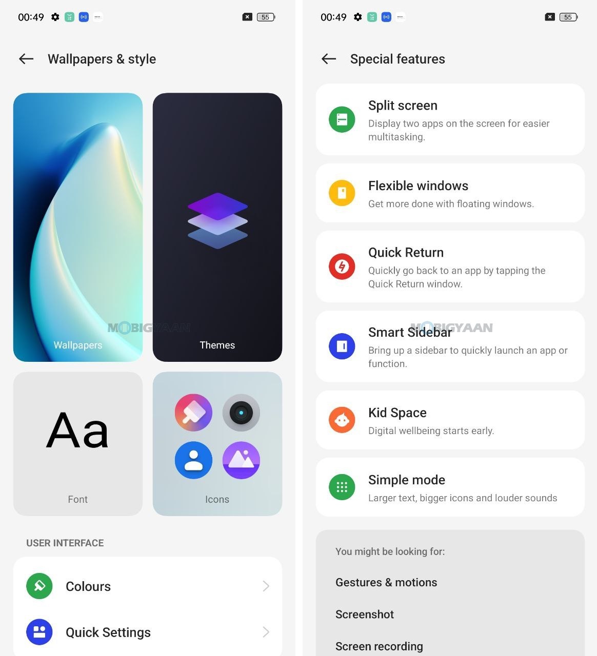 realme 10 Pro Software UI Android 13 realme UI 4.0 3