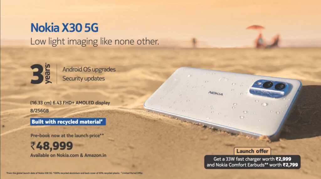 Nokia X30 5G India Offers