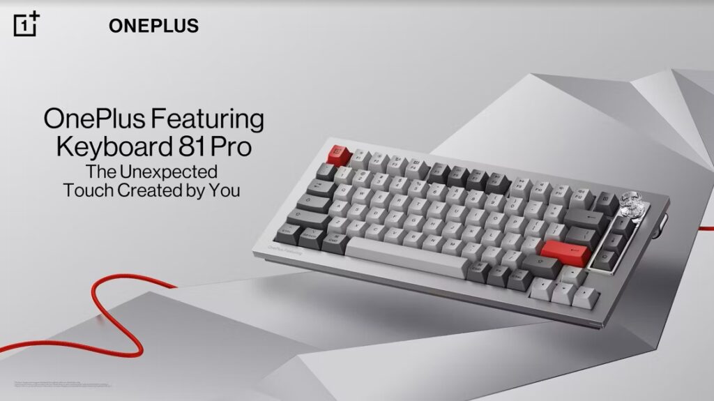 OnePlus Featuring Keyboard 81 Pro India 3