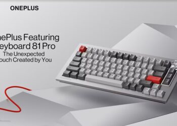 OnePlus Featuring Keyboard 81 Pro announced, the first customizable mechanical keyboard from OnePlus