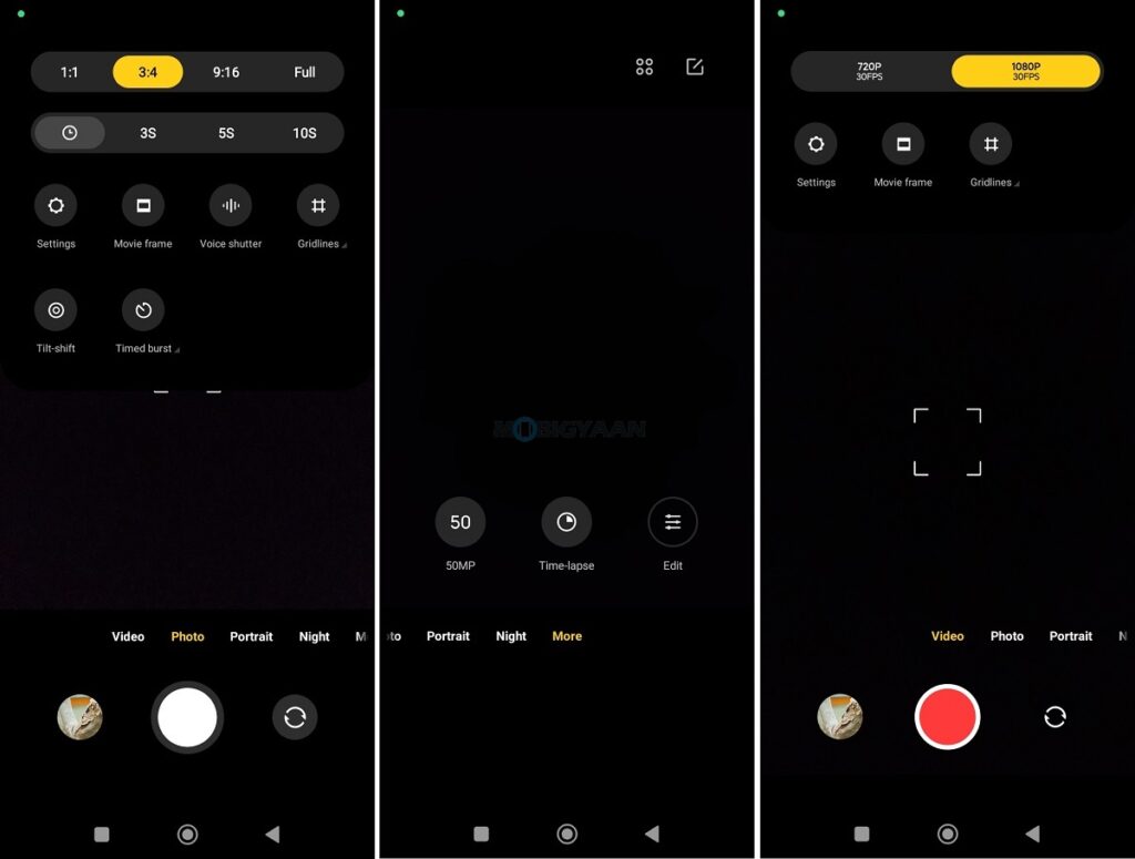 POCO C55 Review MIUI 13 For POCO Android 12 Camera Interface