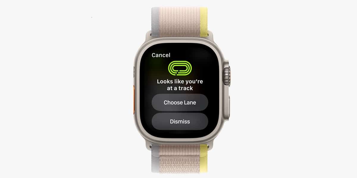 Apple Watch Running Track Detection