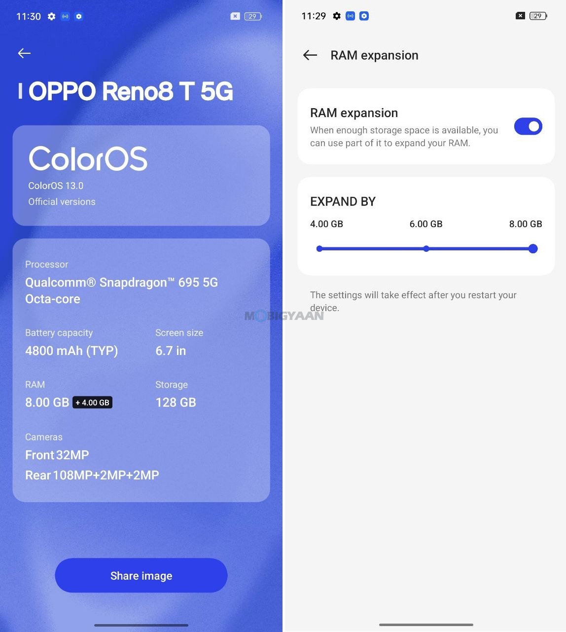 OPPO Reno8 T 5G Review ColorOS 13 Android 13 2