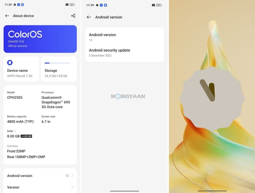 OPPO Reno8 T 5G Review ColorOS 13 Android 13 7