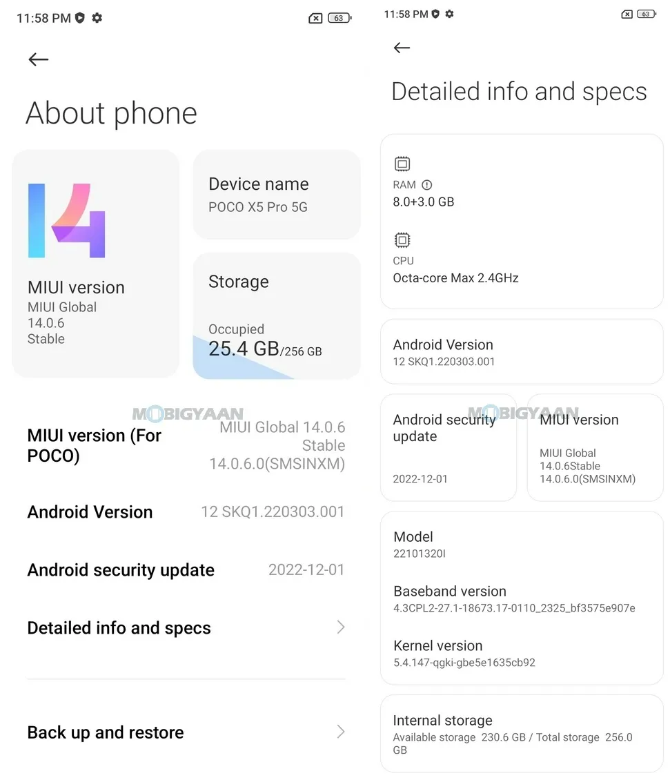 POCO X5 Pro 5G Review MIUI 14 About Specs