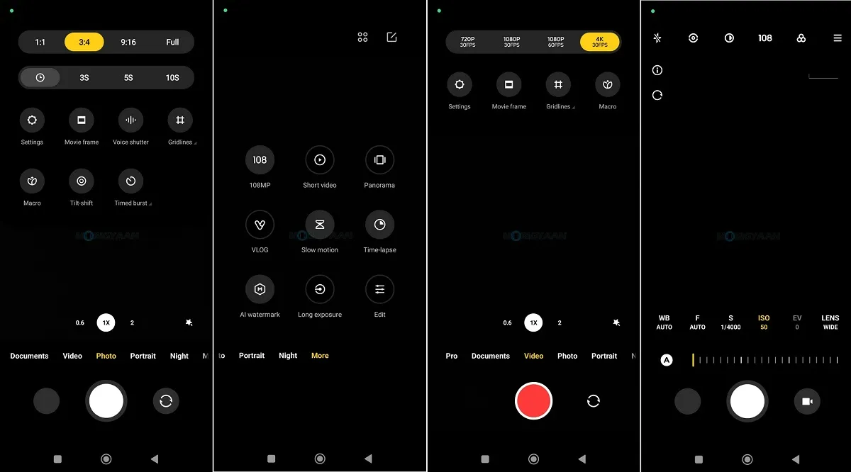 POCO X5 Pro 5G Review MIUI 14 Camera App Modes