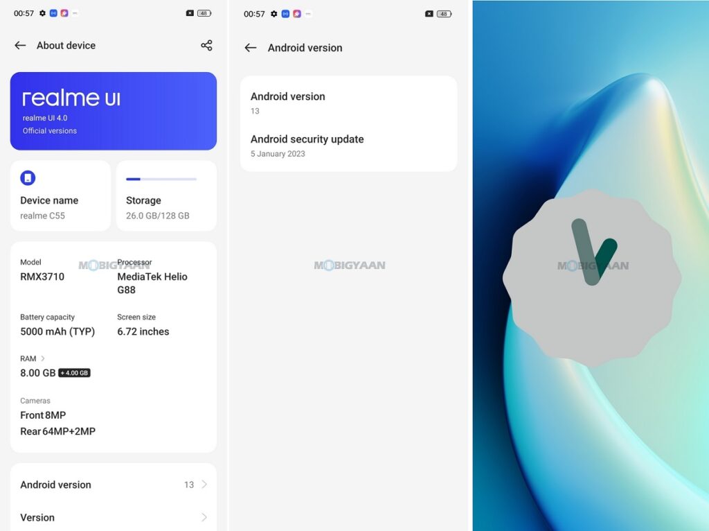 realme C55 Review realme UI 4.0 Android 13 6