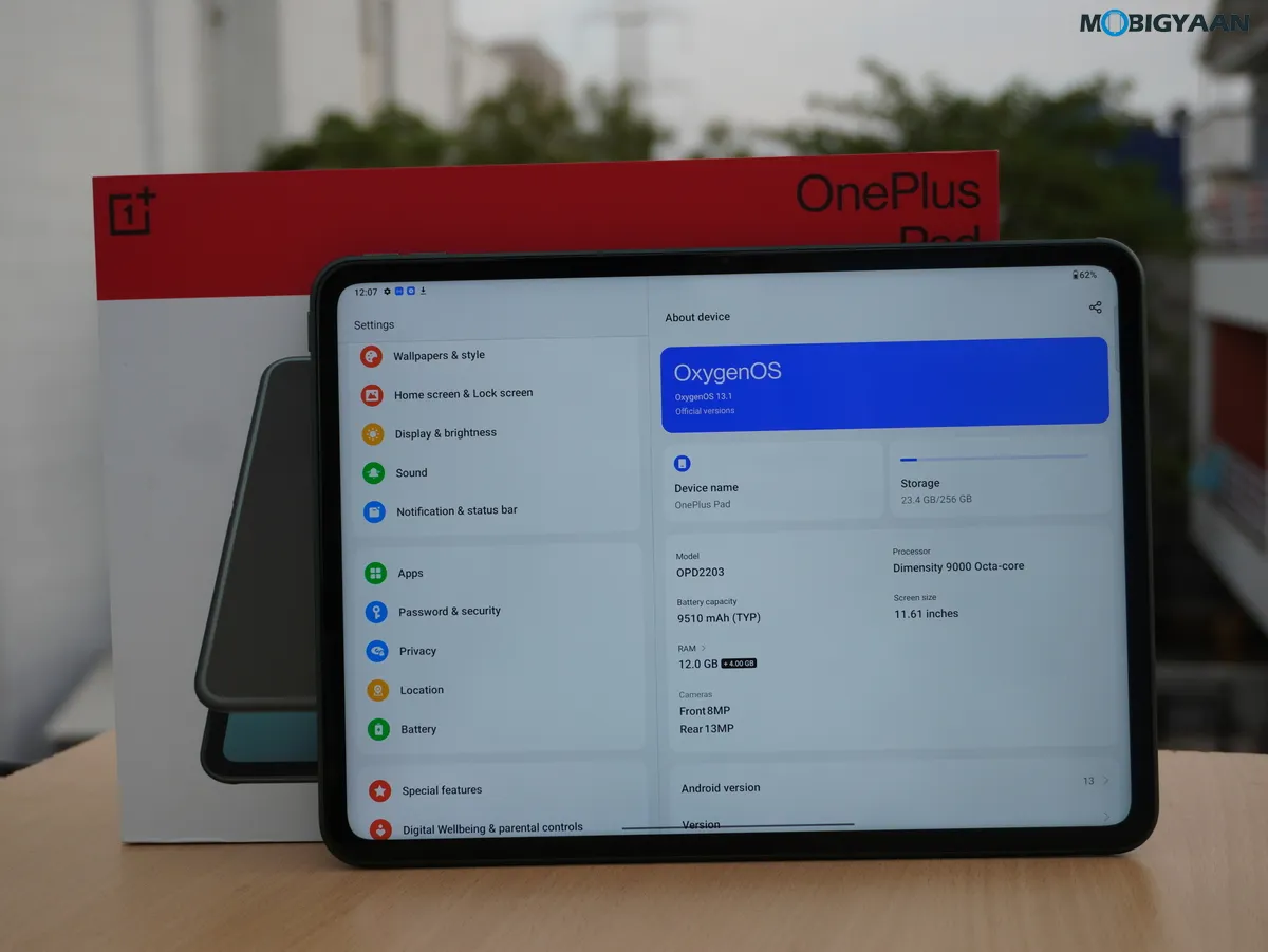 OnePlus Pad Review Tablet Design Display Cameras Build Quality 17