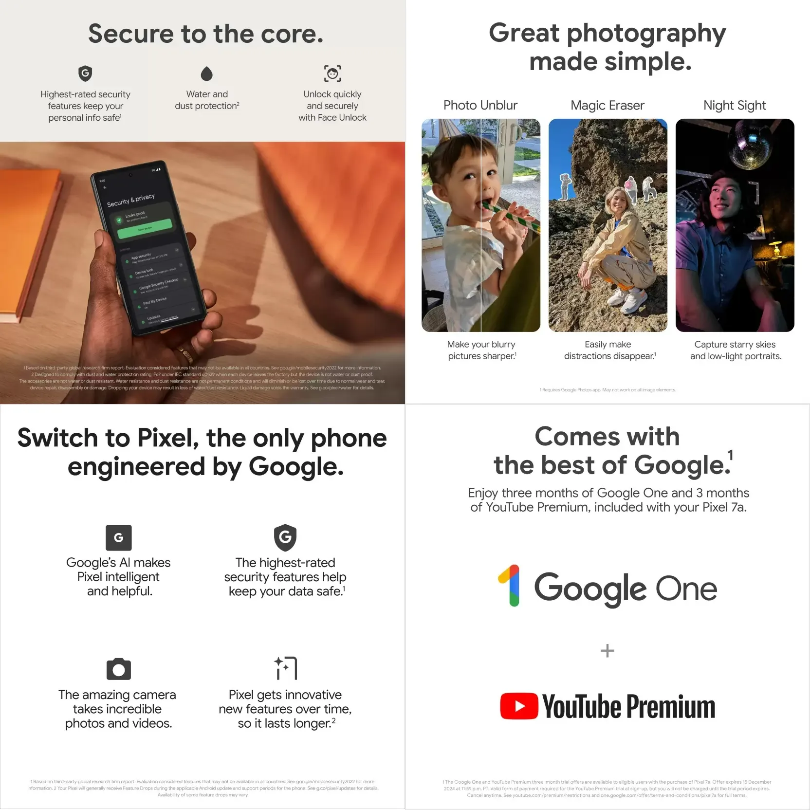 Google Pixel 7a India - Features