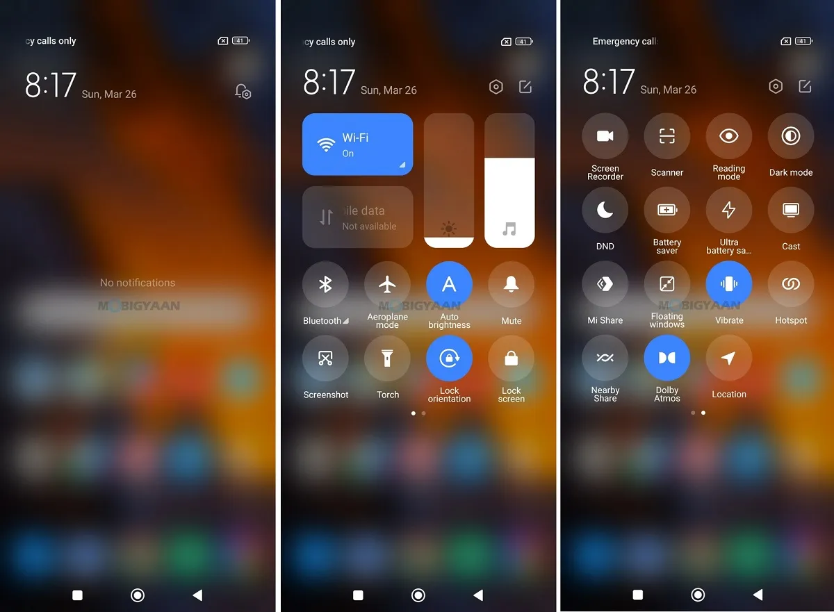 POCO F5 5G Review MIUI 14 Android 13 Control Center Notifications