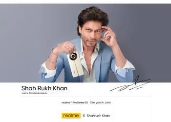 realme announces Shah Rukh Khan as the new brand ambassador ahead of realme 11 Pro 5G Series India launch