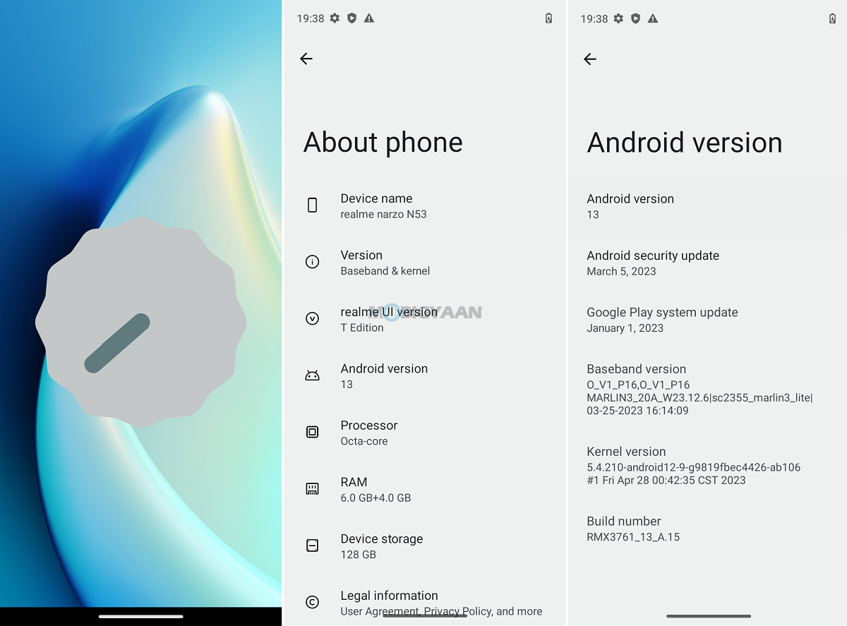 realme Narzo N53 Review realme UI T Edition 5