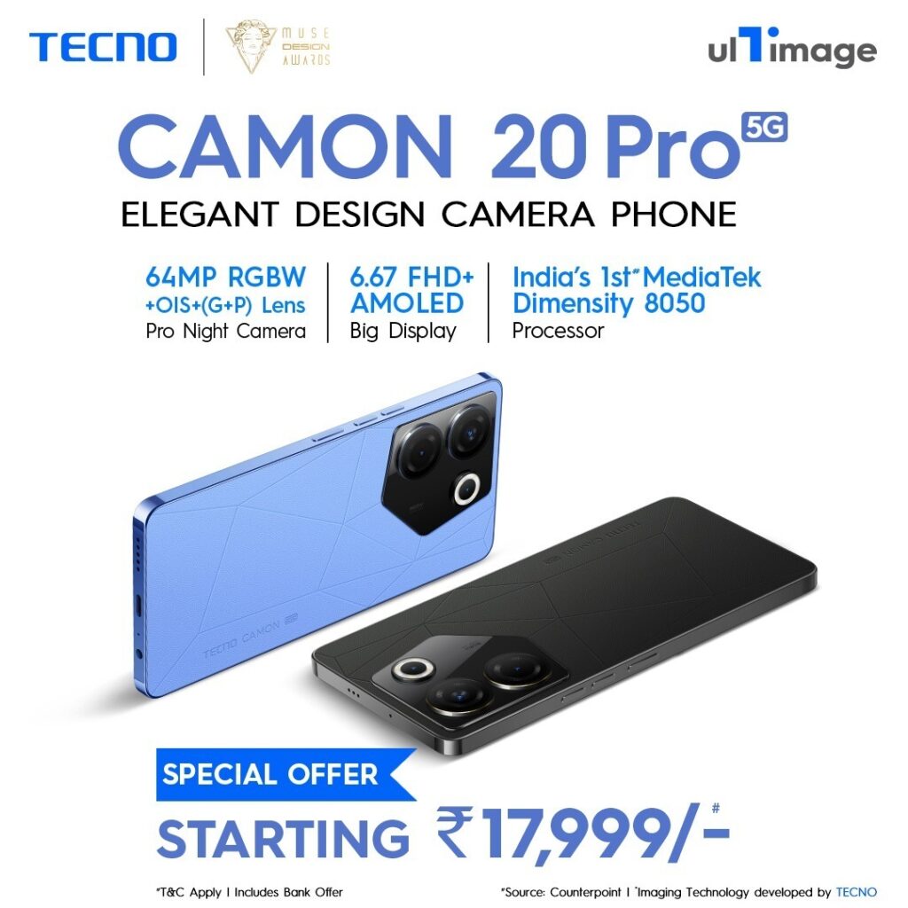 TECNO CAMON 20 Pro 5G Price India 2