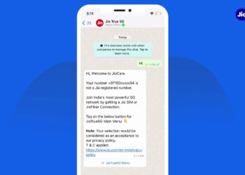Jio Haptik launches WhatsApp chatbot to help users request 5G connections
