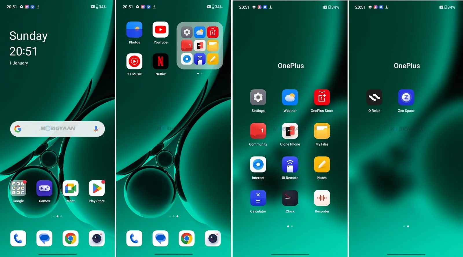 OnePlus Nord CE3 5G Review OxygenOS 13.1 Homescreen