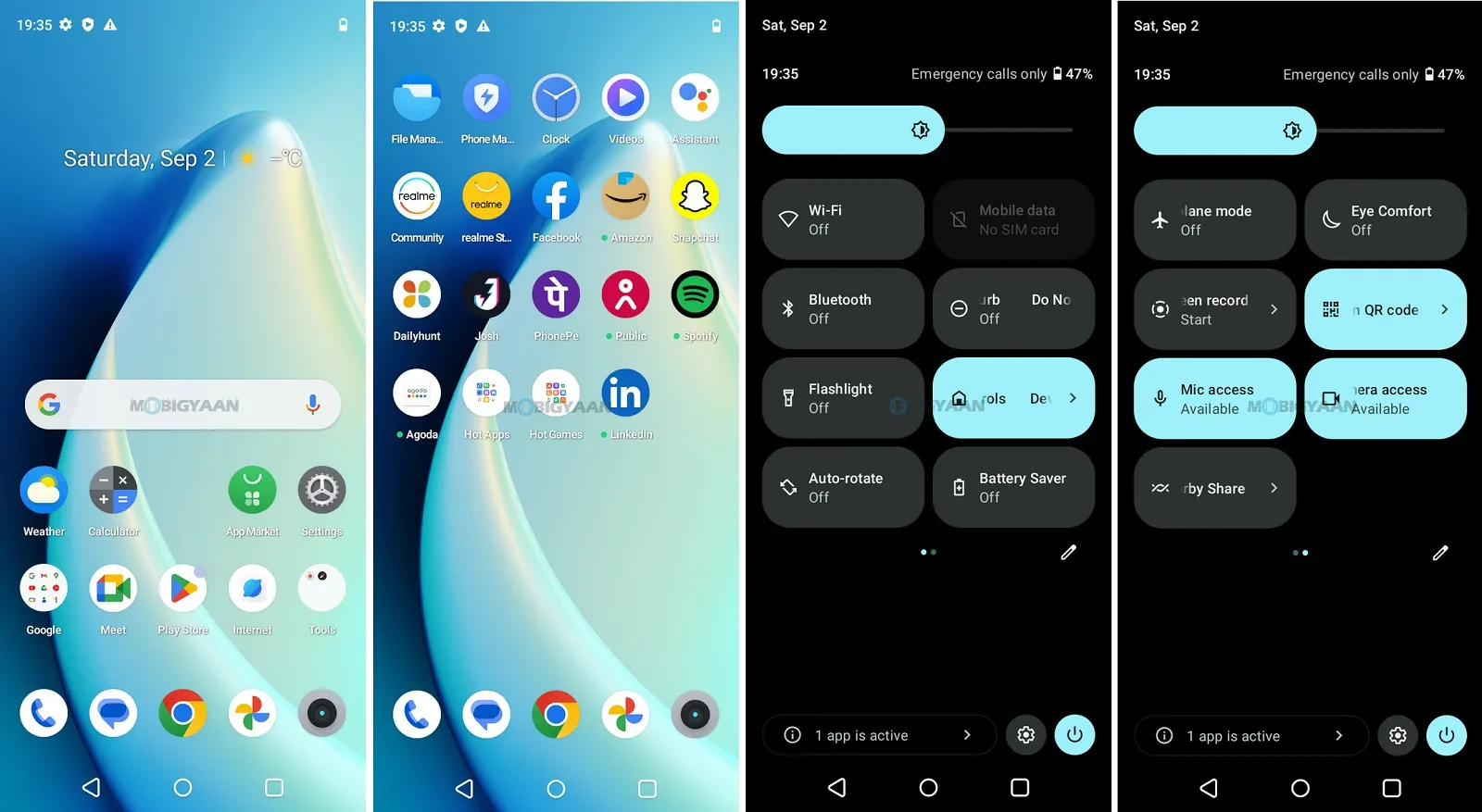 realme C51 Review realme UI T Edition Homescreen