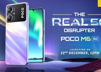 POCO M6 5G launching in India on 22nd December