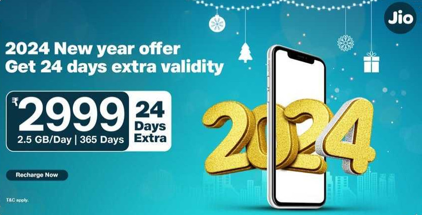 Reliance Jio 2024 New Year Plan