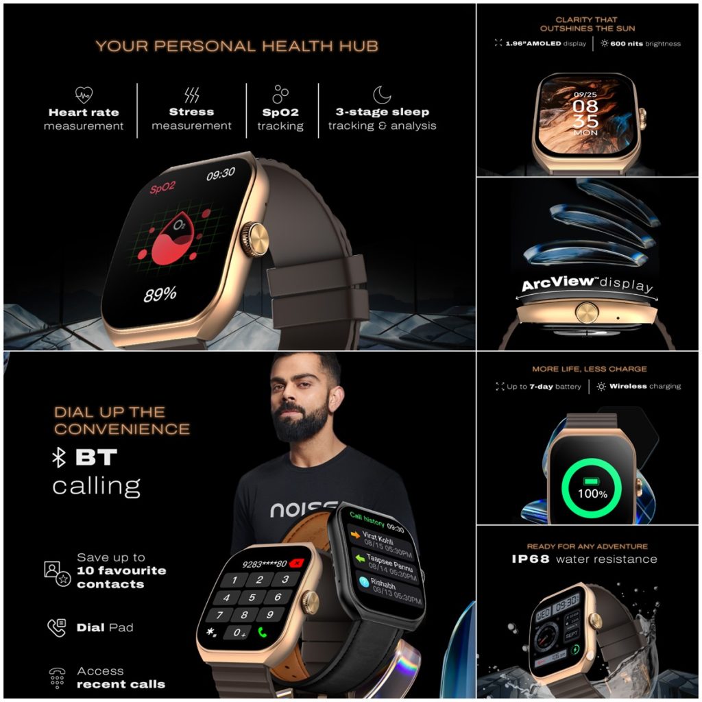 Noise ColorFit Hexa specs