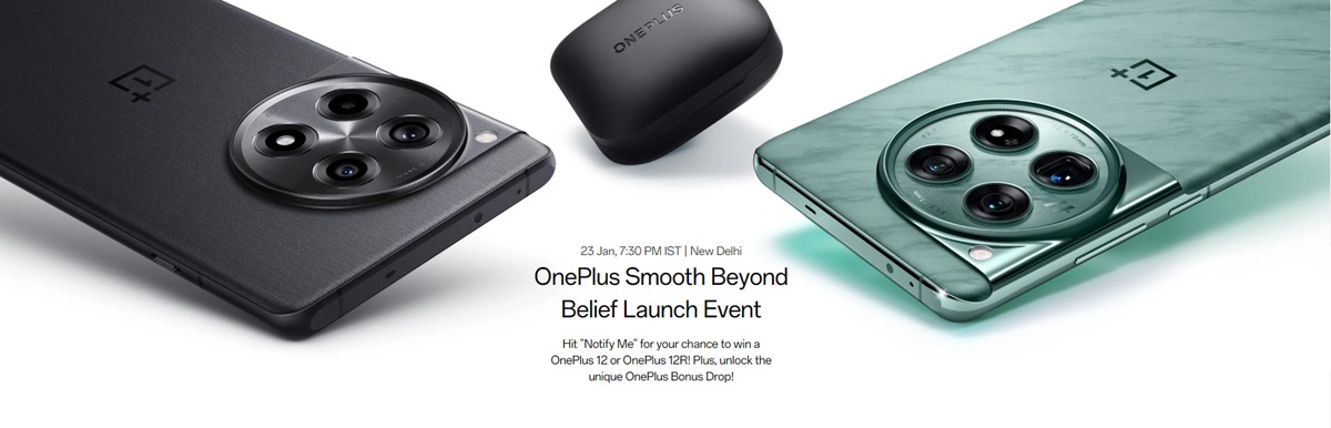 OnePlus 12 12R and Buds 3 India launch date