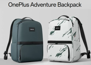 OnePlus Adventure Backpack launched in India featuring a rugged design, water-resistant body, and more