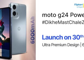 moto g24 Power launching in India on 30th January, to feature 90Hz screen, Dolby stereo speakers, 6000mAh battery, 33W charging, Android 14, IP52 design, and more