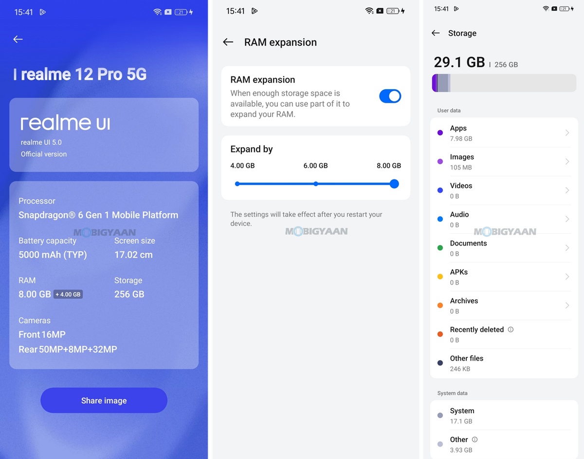 realme 12 Pro 5G Review realme UI 5.0 Specs CPU RAM Storage 1