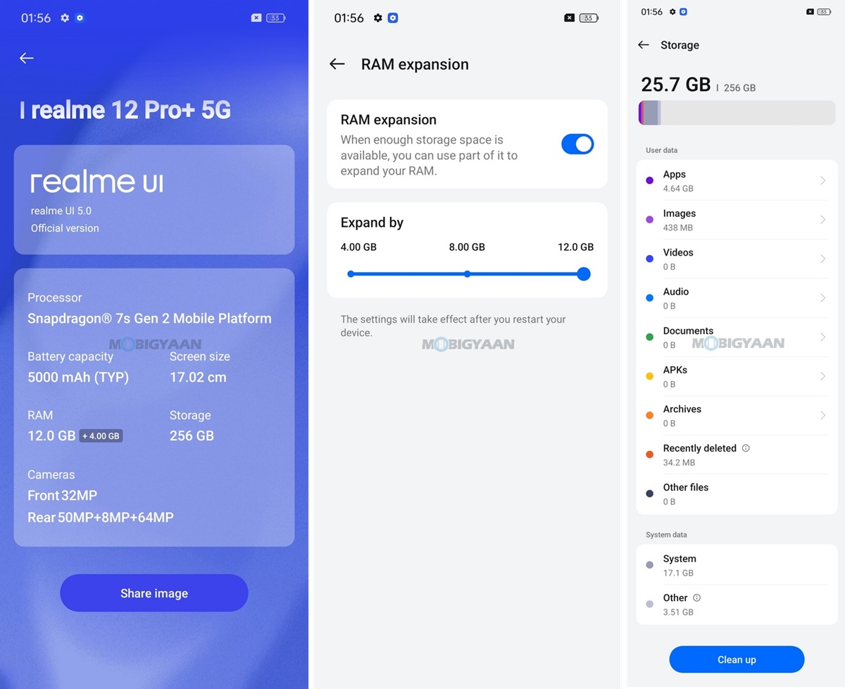 realme 12 Pro 5G Review realme UI 5.0 Specs CPU RAM Storage