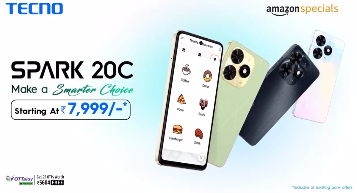 TECNO Spark 20C India Price