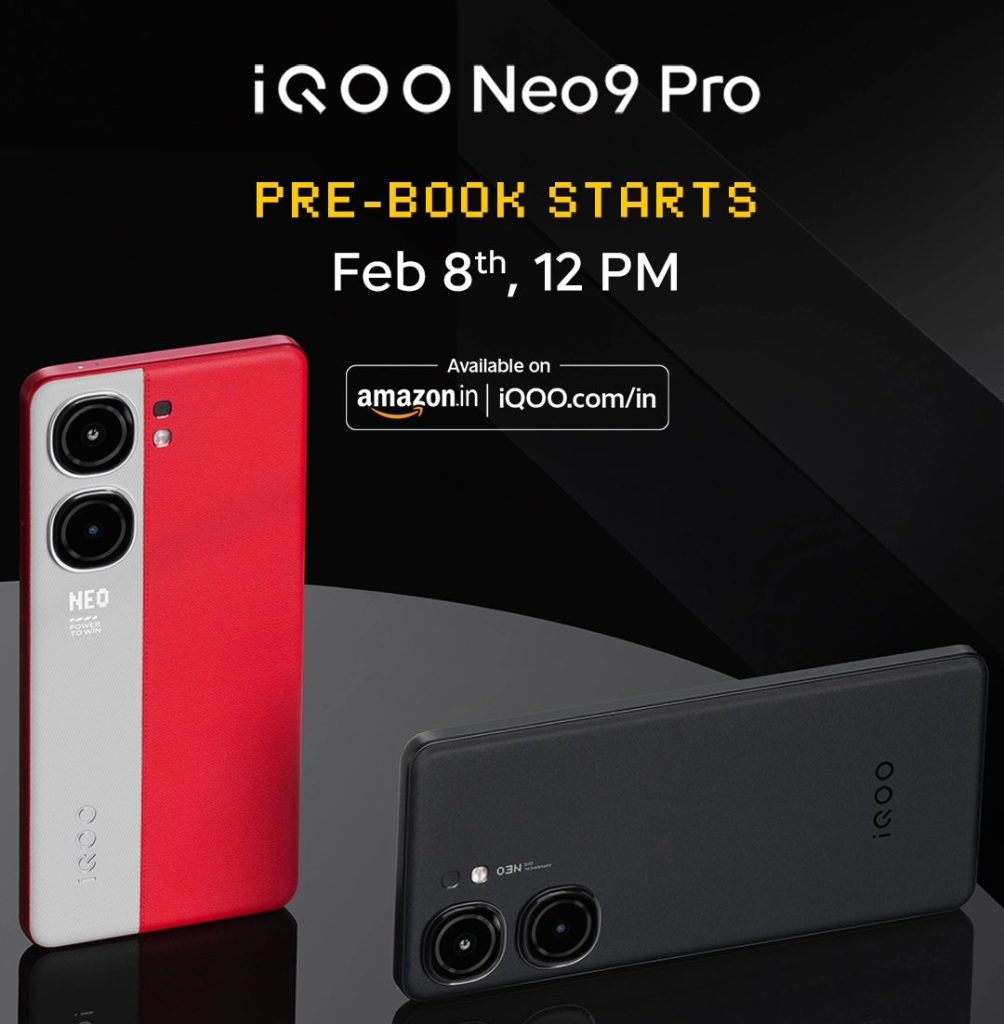 iQOO Neo9 Pro pre booking India