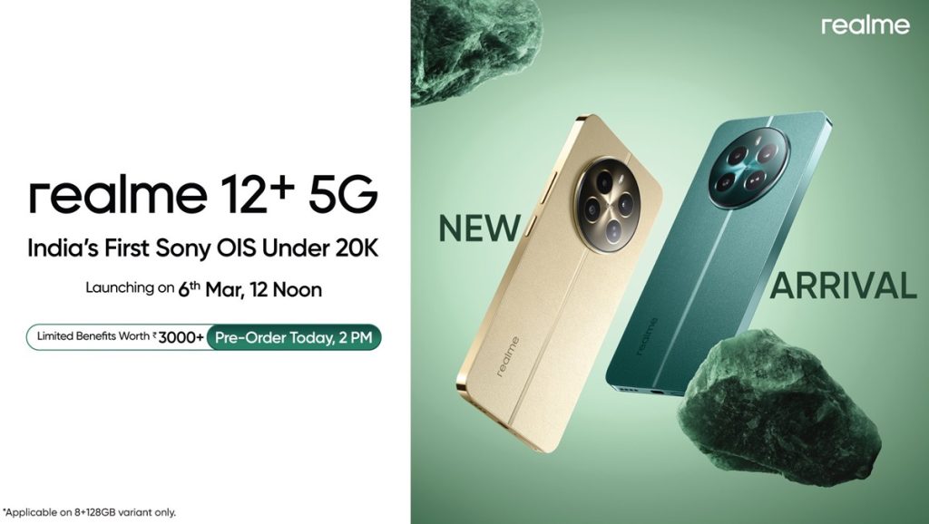 realme 12 series 5G india pre booking