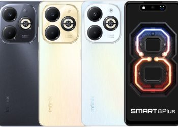 Infinix Smart 8 Plus launched in India at ₹7,799, features 90Hz display, 6000mAh battery, 128GB storage, 50MP dual cameras with quad LED ring flash, Helio G36, 18W charging, and more