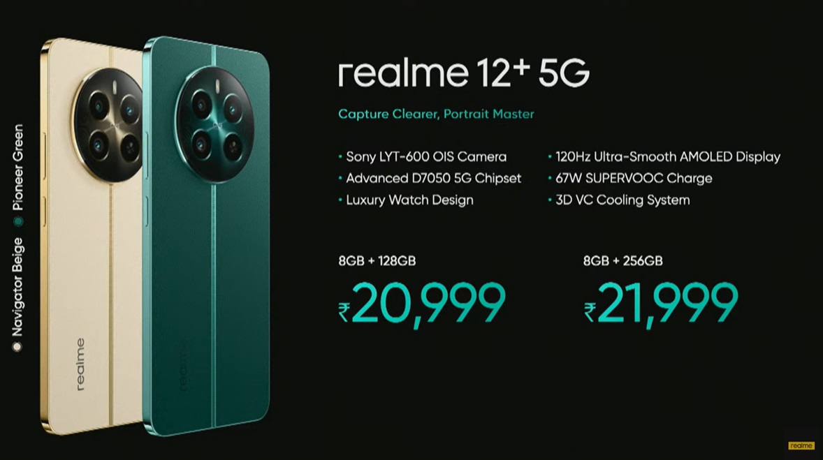 realme 12 5G India Price 1
