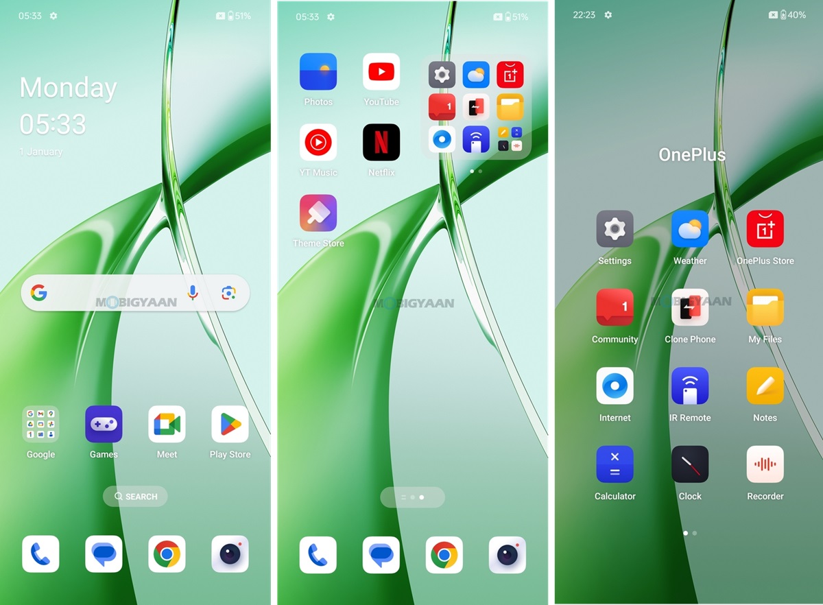 OnePlus Nord CE4 Review OxygenOS 14 Homescreen