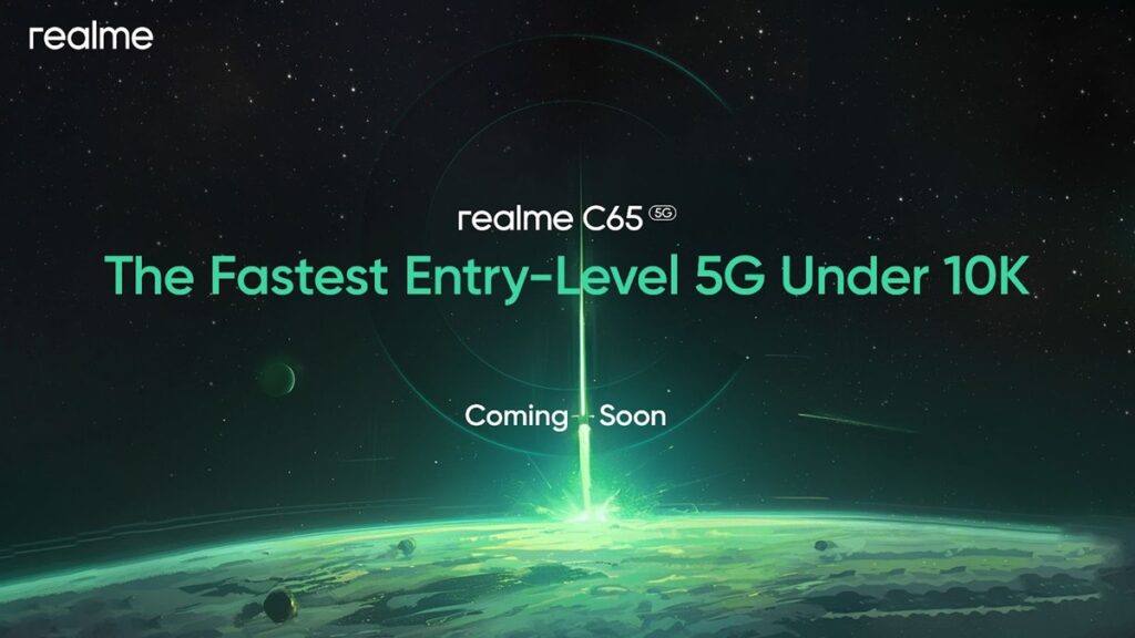 realme C65 5G India launch teaser