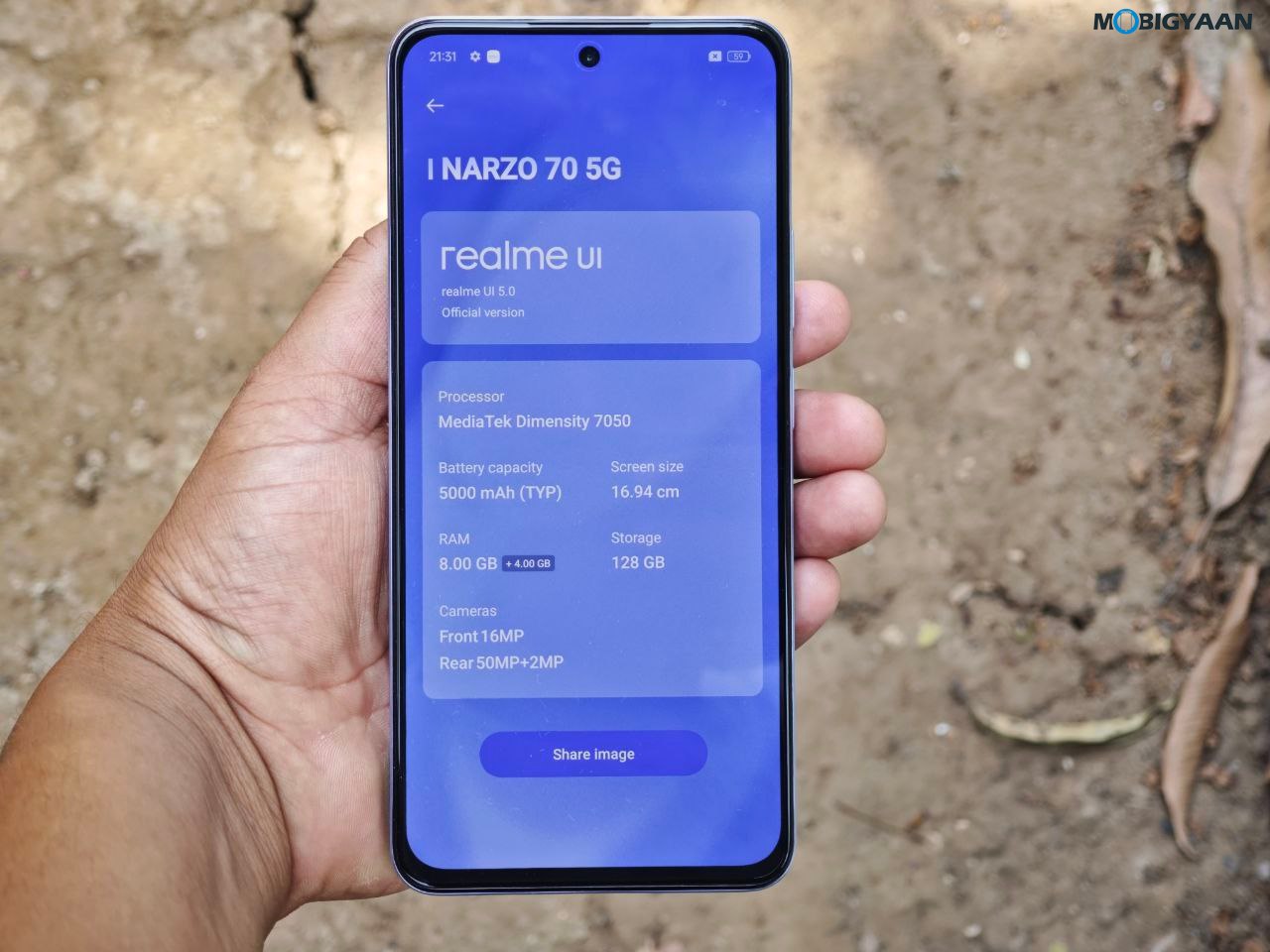 realme narzo 70 5G Review Design Display Cameras Build Quality 26