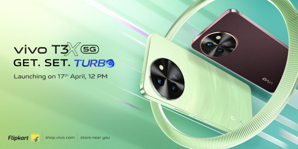 vivo T3X India Launch Date 17th April Teaser