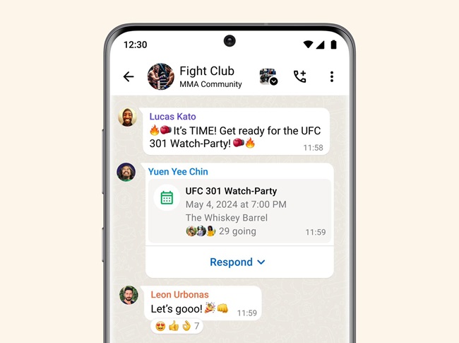 WhatsApp Communities New Features Events and Replies
