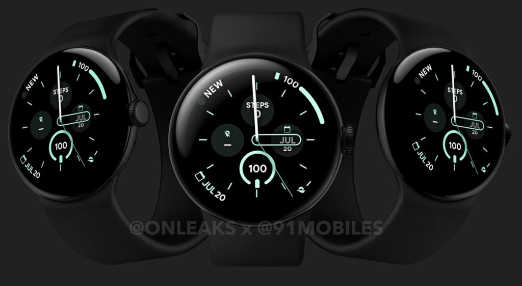 Google Pixel Watch 3 Leak Renders 2