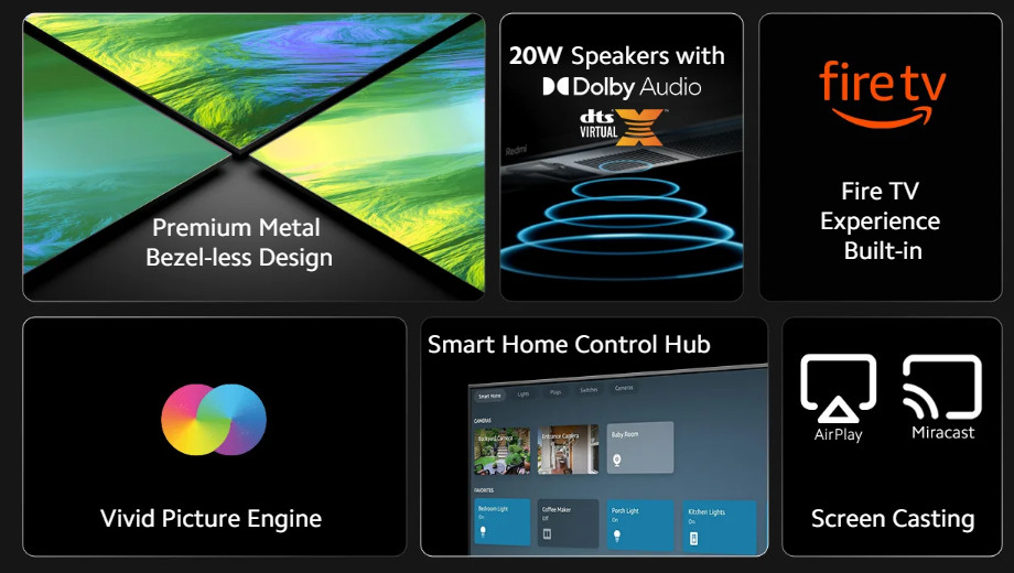 Redmi Smart Fire TV 32 2024 features